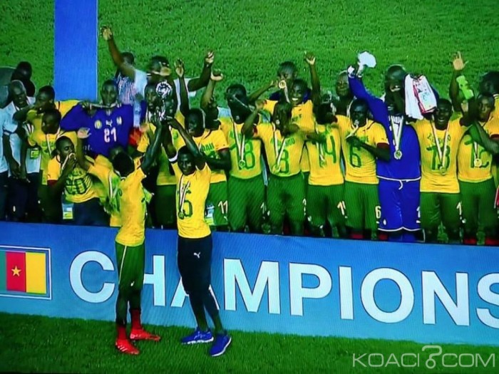 Cameroun, vainqueur de la CAN U17 en 2019