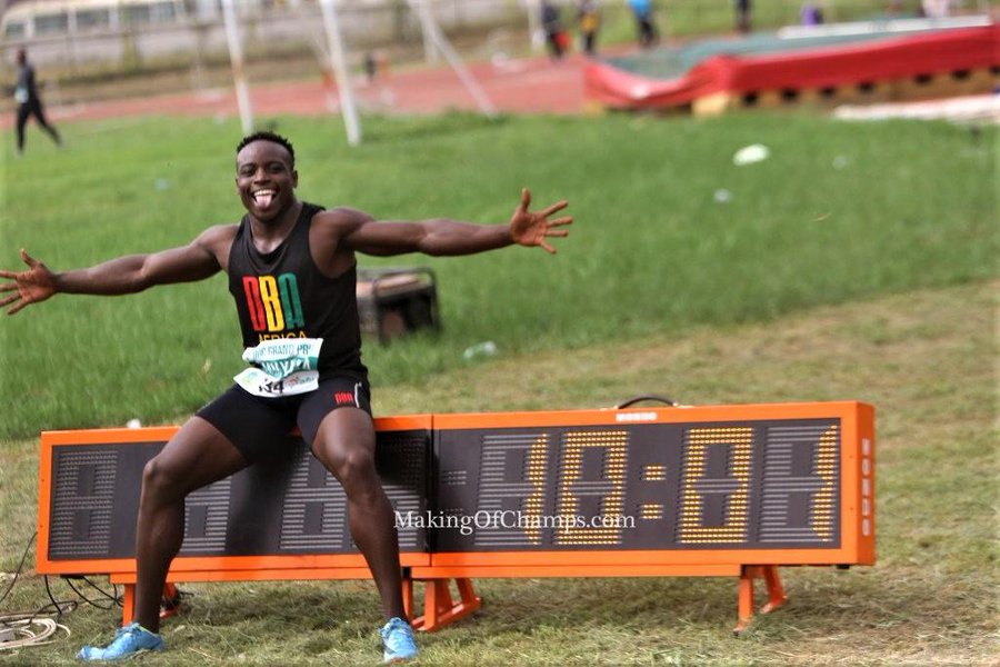 Ferdinand Omanyala Omurwa, détenteur record du Kenya au 100m
