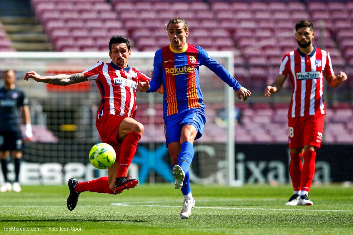 Antoine Griezman contre l'Atlético.