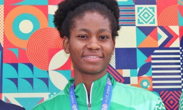 Elizabeth Anyanacho , classée 6e en Afrique