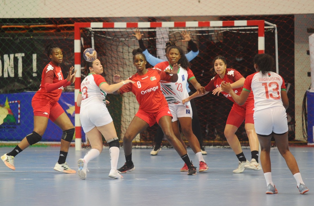 Les Sénégalaise à l'oeuvre CAN Handball