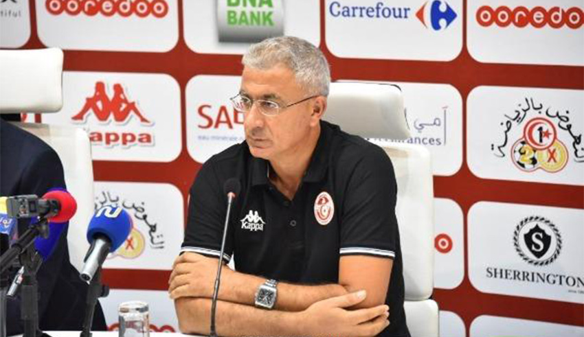 Mondher Kebaier, le sélectionneur de la Tunisie.