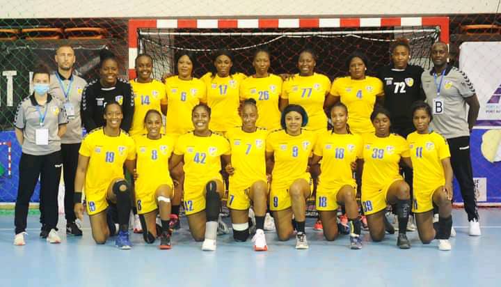 La sélection féminine de handball de la RD Congo.