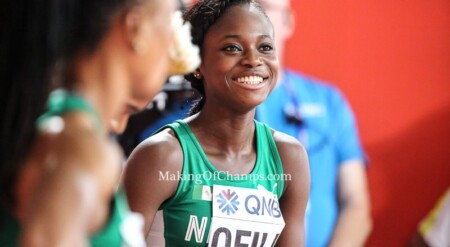Favour Ofili, finaliste du 200 m dames