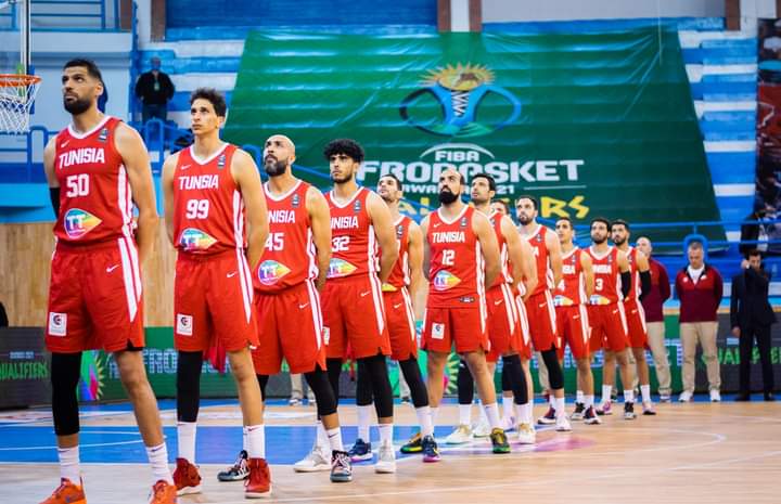 La sélection tunisienne de basket.