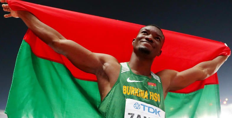 Le Burkinabé Hugues-Fabrice Zango offre au Burkina sa première médaille olympique. 