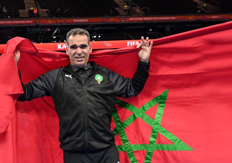 Hicham Dguig, sélectionneur de l'équipe  marocaine Futsal