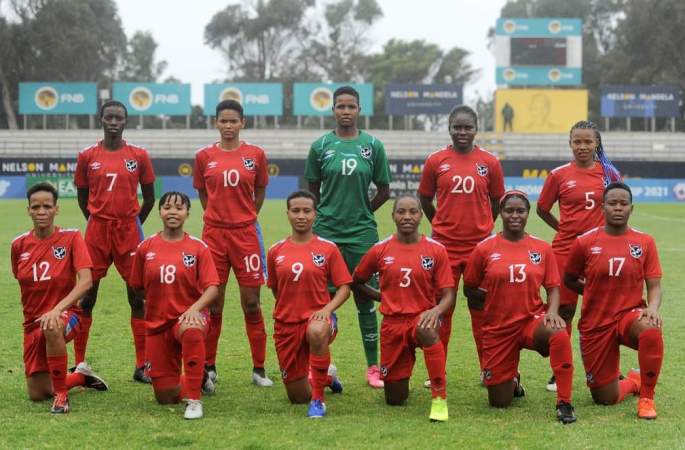 L'équipe féminine de la Namibie