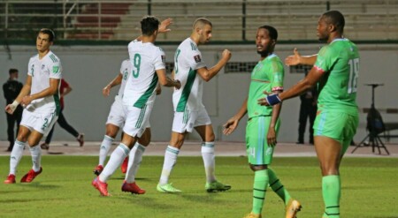 Algérie-Djibouti (8-0), le 2 septembre à Blida. Deux mois après le match aller, les deux équipes se retrouveront en Egypte pour le retour.